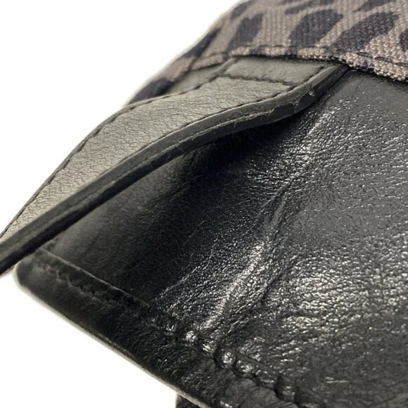 SAINT LAURENT PARIS Hunting Lock Sack Gray Black Nylon Leather 378-060325 - Picture 9 of 14